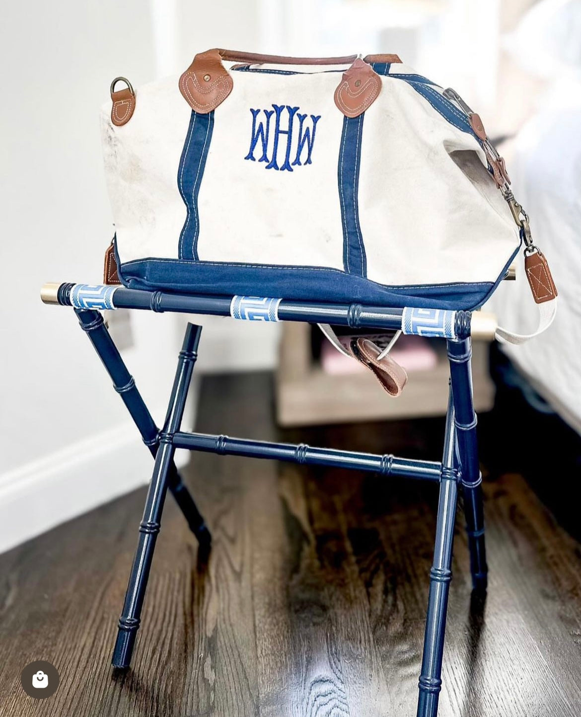 Marie Bamboo Luggage Rack